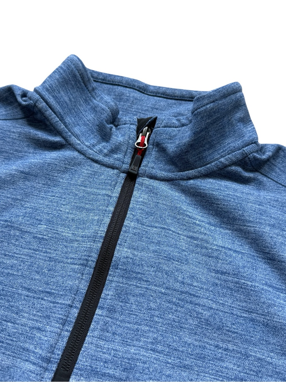 Avalanche Outdoor Supply Co Blue Heather Quarter Zip Performance Pullover XL - Picture 4 of 11